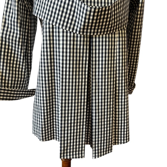 RAVEL TOP M GINGHAM CHECK FIT & FLARE TUNIC COTTON BLD CLASSIC CASUAL ELEGANCE - Picture 6 of 13